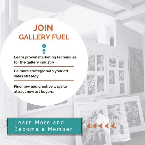 Join Gallery Fuel.  Learn how it can help your art gallery business grow.